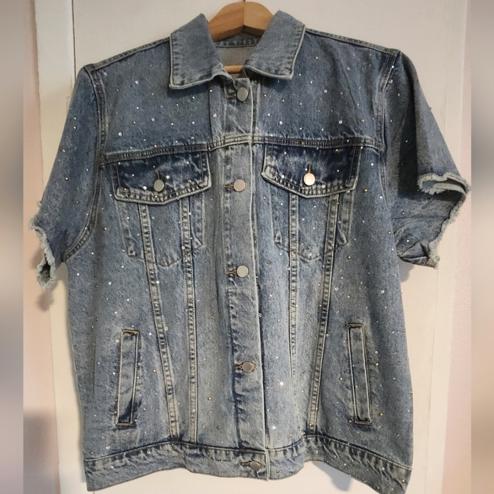 Short Sleeve Jean Jacket